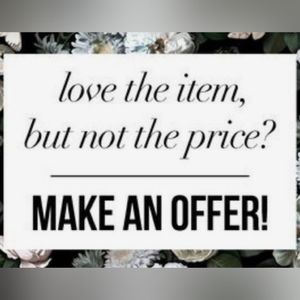 Make me an offer 🖤